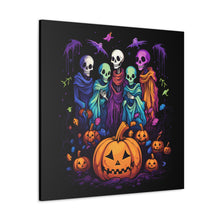 DistinctInk Canvas Wall Art with "Mindful Connections" for Halloween LGBTQ+ Pride