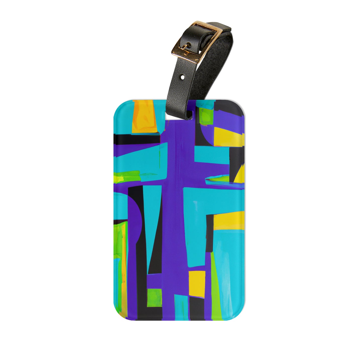 Pablo D'Azure - Mid-Century Modern Design Printed on a Custom Luggage Tag
