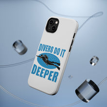 DistinctInk ToughCase for Apple iPhone, Compatible with MagSafe Charging - Divers Do It Deeper