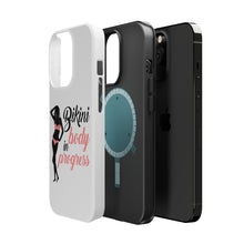 DistinctInk ToughCase for Apple iPhone, Compatible with MagSafe Charging - Bikini Body in Progress