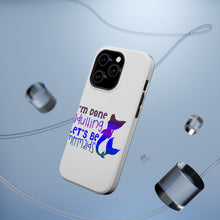 DistinctInk ToughCase for Apple iPhone, Compatible with MagSafe Charging - I'm Done Adulting Let's Be Mermaids