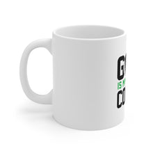 DistinctInk Glossy White Coffee / Tea Mug - Golf Is MY Favorite Course
