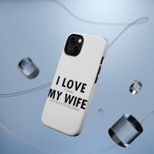 DistinctInk ToughCase for Apple iPhone, Compatible with MagSafe Charging - Love When My Wife Lets Me Go to Casino