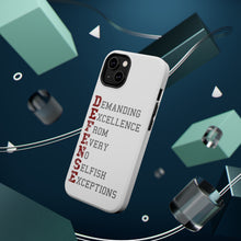 DistinctInk ToughCase for Apple iPhone, Compatible with MagSafe Charging - DEFENSE Demanding Excellence