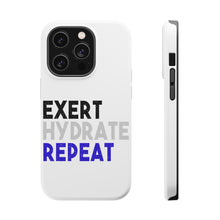 DistinctInk ToughCase for Apple iPhone, Compatible with MagSafe Charging - Exert Hydrate Repeat