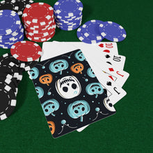 DistinctInk Playing / Poker Cards with Skele-Ghostly Pumpkin Patch Design for Halloween