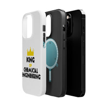 DistinctInk ToughCase for Apple iPhone, Compatible with MagSafe Charging - King of Chemical Engineering