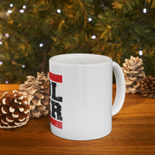 DistinctInk Glossy White Coffee / Tea Mug - Golfer Word Art