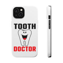 DistinctInk ToughCase for Apple iPhone, Compatible with MagSafe Charging - Tooth Doctor Dentist