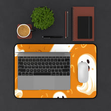 DistinctInk Desk Mat with Ghost Skeleton Pumpkin Pattern Design for Halloween