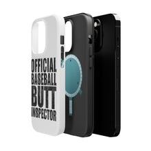 DistinctInk ToughCase for Apple iPhone, Compatible with MagSafe Charging - Official Baseball Butt Inspector