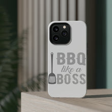 DistinctInk ToughCase for Apple iPhone, Compatible with MagSafe Charging - BBQ Like a Boss Barbecue