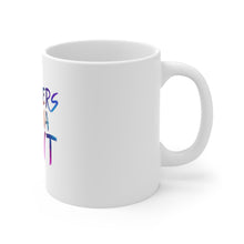 DistinctInk Glossy White Coffee / Tea Mug - Painters Gonna Paint