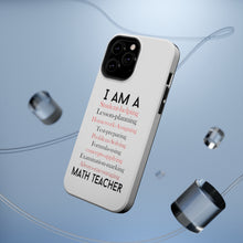 DistinctInk ToughCase for Apple iPhone, Compatible with MagSafe Charging - Teacher Student Helping Homework Encourage