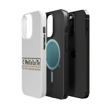 DistinctInk ToughCase for Apple iPhone, Compatible with MagSafe Charging - Chocolate The Most Essential Element