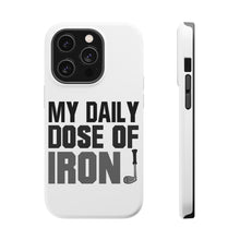 DistinctInk ToughCase for Apple iPhone, Compatible with MagSafe Charging - My Daily Dose of Iron Golf