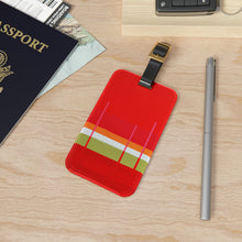 Jackson Magnolia - Mid-Century Modern Design Printed on a Custom Luggage Tag