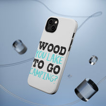 DistinctInk ToughCase for Apple iPhone, Compatible with MagSafe Charging - Wood You Lake to Go Camping