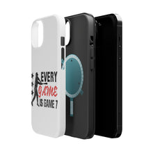 DistinctInk ToughCase for Apple iPhone, Compatible with MagSafe Charging - Baseball Every Game is Game 7