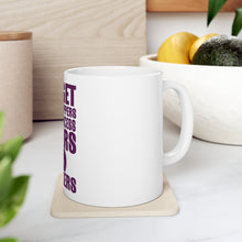 DistinctInk Glossy White Coffee / Tea Mug - Forget Glass Slippers Princess Wears Sneakers