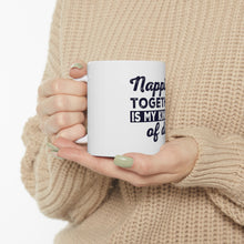 DistinctInk Glossy White Coffee / Tea Mug - Napping Together is My Kind of Date