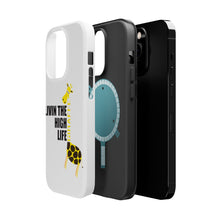 DistinctInk ToughCase for Apple iPhone, Compatible with MagSafe Charging - Livin the High Life - Giraffe
