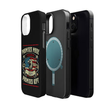 DistinctInk Tough Case for iPhone, Compatible with MagSafe Charging | Trump - Promises Made, Promises Kept | Conservative