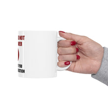 DistinctInk Glossy White Coffee / Tea Mug - Alcohol Not the Answer Forget the Question