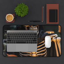DistinctInk Desk Mat with Skellington's Spooky Soiree Design for Halloween