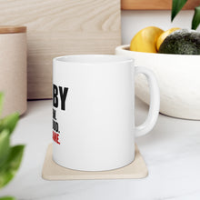 DistinctInk Glossy White Coffee / Tea Mug - Rugby The Few The Proud the Insane