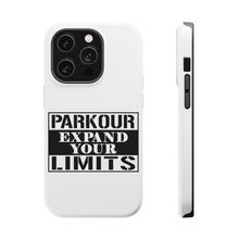 DistinctInk ToughCase for Apple iPhone, Compatible with MagSafe Charging - Parkour Expand Your Limits