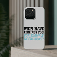 DistinctInk ToughCase for Apple iPhone, Compatible with MagSafe Charging - Men Have Feelings Too - Hunger