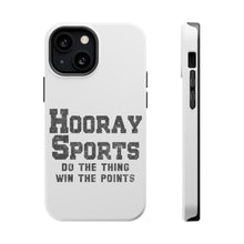 DistinctInk ToughCase for Apple iPhone, Compatible with MagSafe Charging - Hooray Sports Do The Thing Win The Points