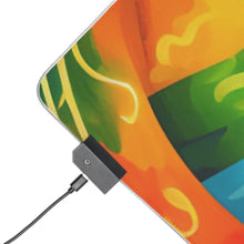 DistinctInk LED Gaming Mouse Pad with The Road to Fulfillment Design for LGBTQ+ Pride