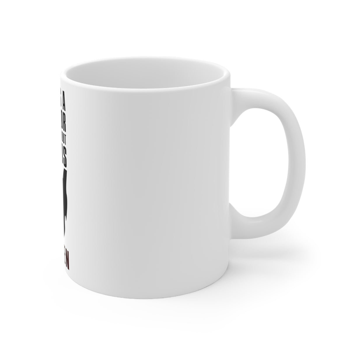 Glossy White Coffee / Tea Mug - Name For People Without Beards: Women, view 3