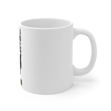 DistinctInk Glossy White Coffee / Tea Mug - Name For People Without Beards: Women