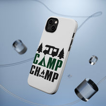 DistinctInk ToughCase for Apple iPhone, Compatible with MagSafe Charging - Camp Champ - Camping Fire