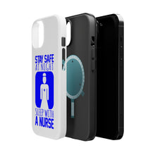 DistinctInk ToughCase for Apple iPhone, Compatible with MagSafe Charging - Stay Safe at Night Sleep With a Nurse