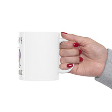 DistinctInk Glossy White Coffee / Tea Mug - I Believe in Unicorns