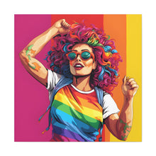 DistinctInk Canvas Wall Art with Leading a New Path for LGBTQ+ Pride