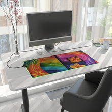 DistinctInk LED Gaming Mouse Pad with The Road to Fulfillment Design for LGBTQ+ Pride