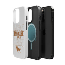 DistinctInk ToughCase for Apple iPhone, Compatible with MagSafe Charging - Look At Me I Am A Lion