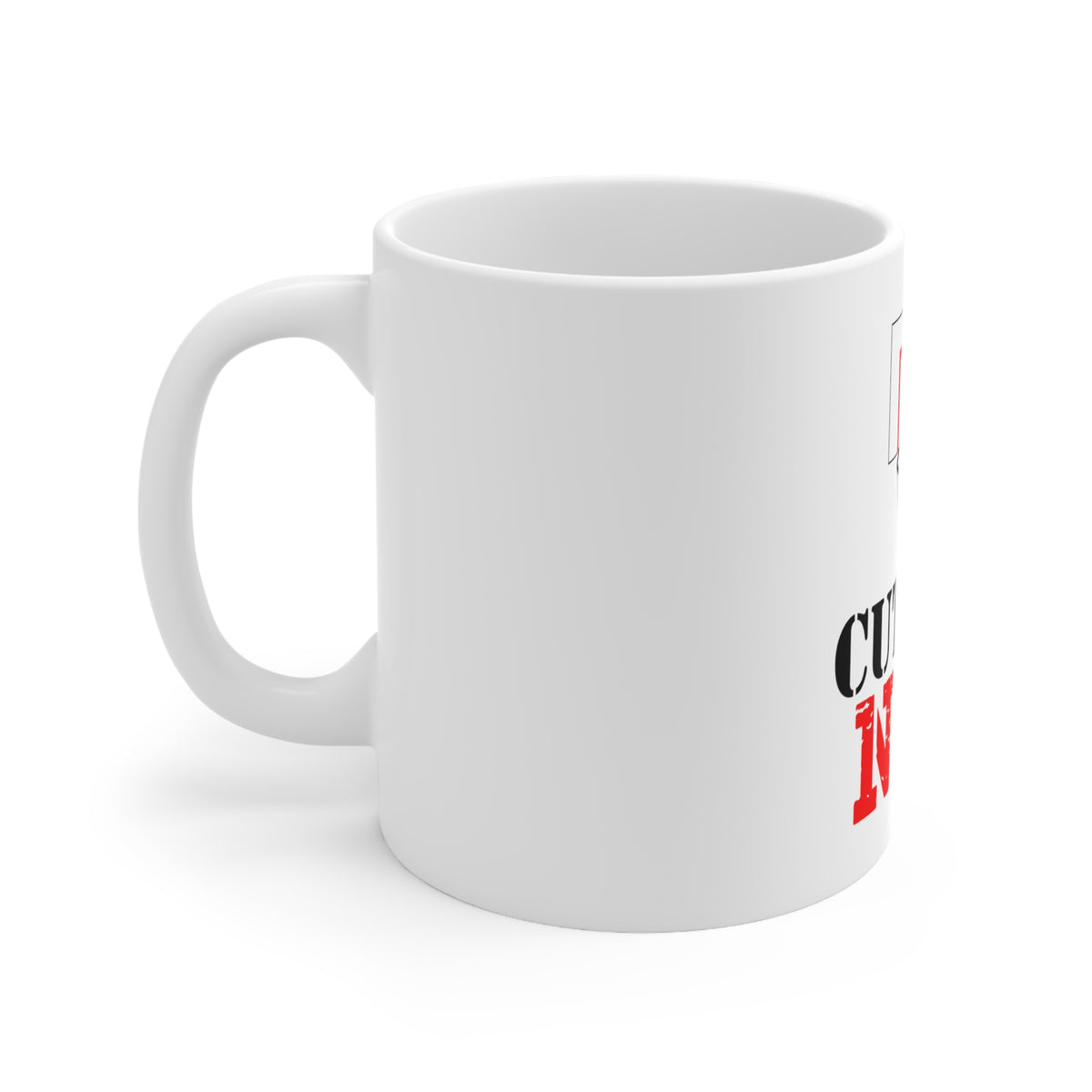 Glossy White Coffee / Tea Mug - Cut the Net Basketball, view 2