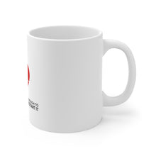 DistinctInk Glossy White Coffee / Tea Mug - Cute Enough To Stop Your Heart Skilled Restart