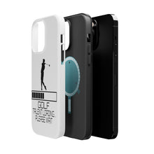 DistinctInk ToughCase for Apple iPhone, Compatible with MagSafe Charging - Golf Talent Loading Please Wait