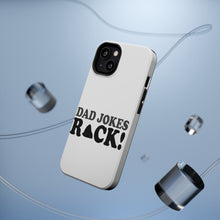 DistinctInk ToughCase for Apple iPhone, Compatible with MagSafe Charging - Dad Jokes Rock