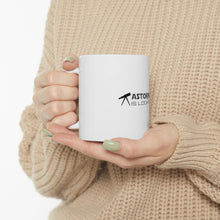 DistinctInk Glossy White Coffee / Tea Mug - Astronomy is Looking Up