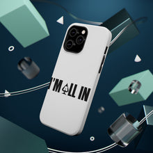 DistinctInk ToughCase for Apple iPhone, Compatible with MagSafe Charging - I'm All In - Poker Casino Cards Gambling