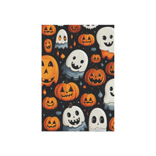DistinctInk Garden & House Banner Flag with Spooky Halloween Night Design for Halloween