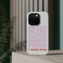 DistinctInk ToughCase for Apple iPhone, Compatible with MagSafe Charging - I Raised My Favorite Player